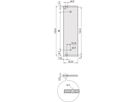 SCHROFF HF Frame Type Plug-In Unit Face avant, 3 U, 7HP, 2,5 mm, alu, anodisé avant, conducteur arrière