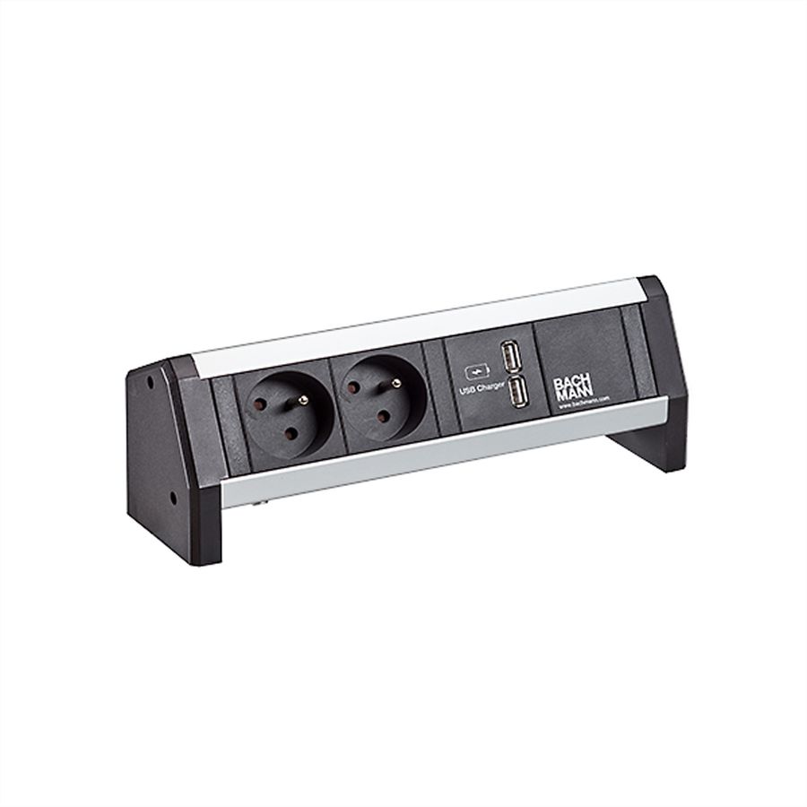 BACHMANN DESK 2xUTE 1xUSB Charger GST18 noir