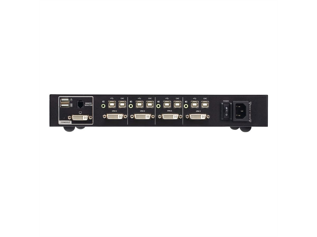 ATEN CS1188D4C Commutateur KVM sécurisé DVI 8 ports USB avec CAC