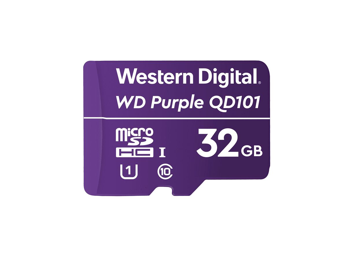 Western Digital WD Purple SC QD101 mémoire flash 32 Go MicroSDHC Classe 10