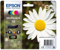 Epson Daisy Multipack "Pâquerette" 18 - Encre Claria Home N,C,M,J