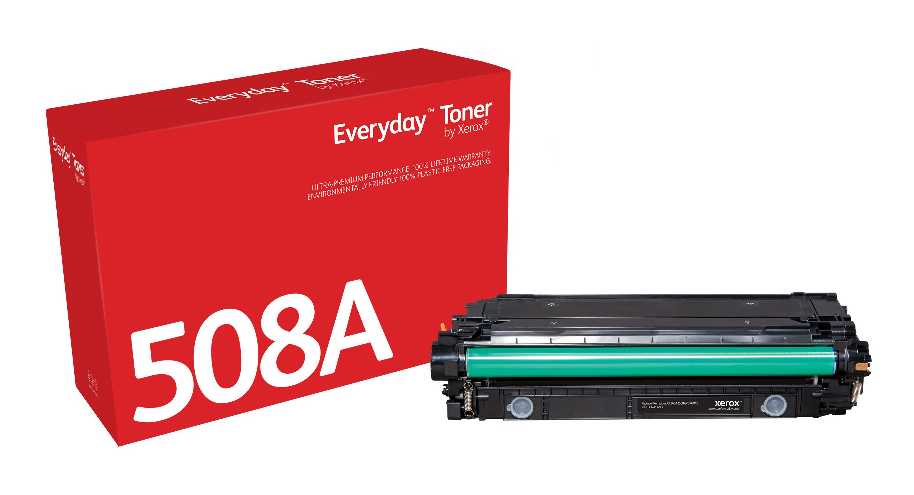 Everyday Toner Noir ™ de Xerox compatible avec HP 508A (CF360A/ CRG-040BK), Capacité standard