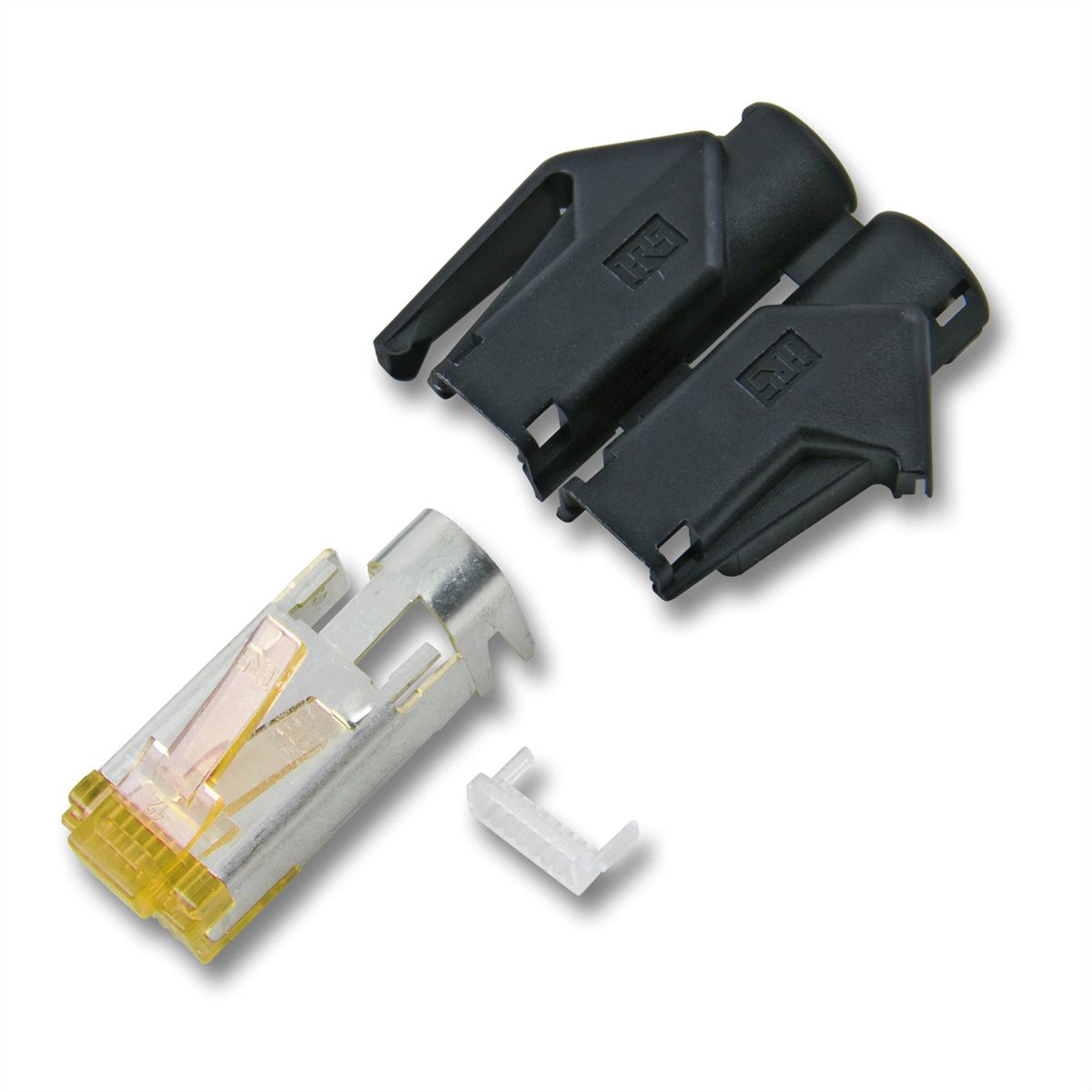 Connecteur HiRose TM31 blindé, manchon noir, 50 pièces
