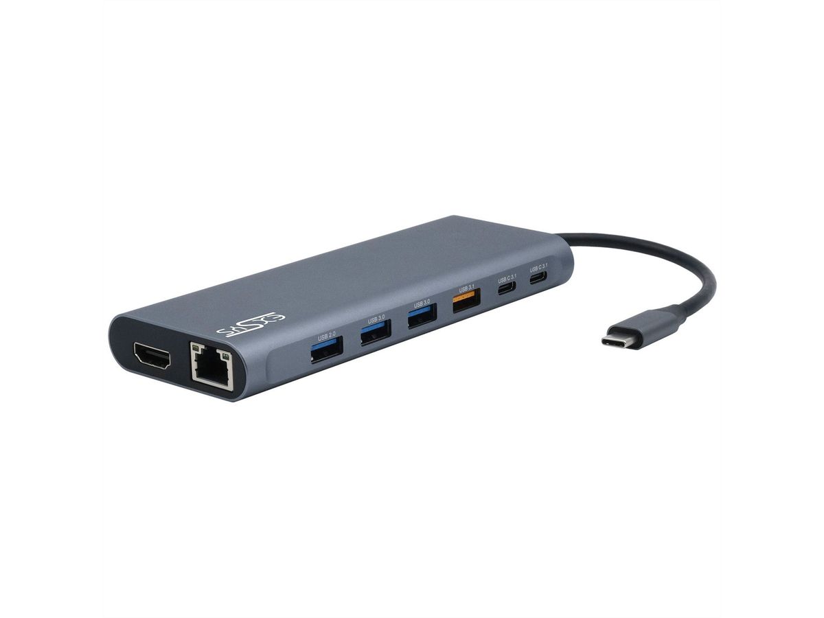 EXSYS EX-1226HM Station d'accueil 14 en 1 USB 3.2 Gen 2x1