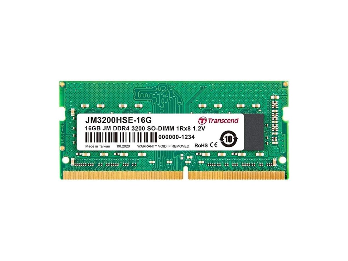 Transcend JetRam JM3200HSE-16G module de mémoire 16 Go 1 x 16 Go DDR4 3200 MHz