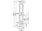 SCHROFF Face avant, plate, Refrofit Shielding, D-Sub Cutout, 3 U, 4 HP, 2 x 25 broches, 2,5 mm, alu, anodisé avant, conducteur arrière