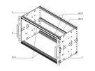 SCHROFF EuropacPRO 19" Subrack Kit pour chemin de fer, blindage rétrofit, EN 50155, 6 U, 84 CV, 235 mm