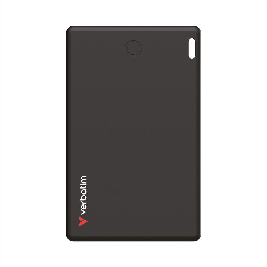 VERBATIM MYFCR-01B My Finder Card, Traceur Bluetooth - paquet unique Noir