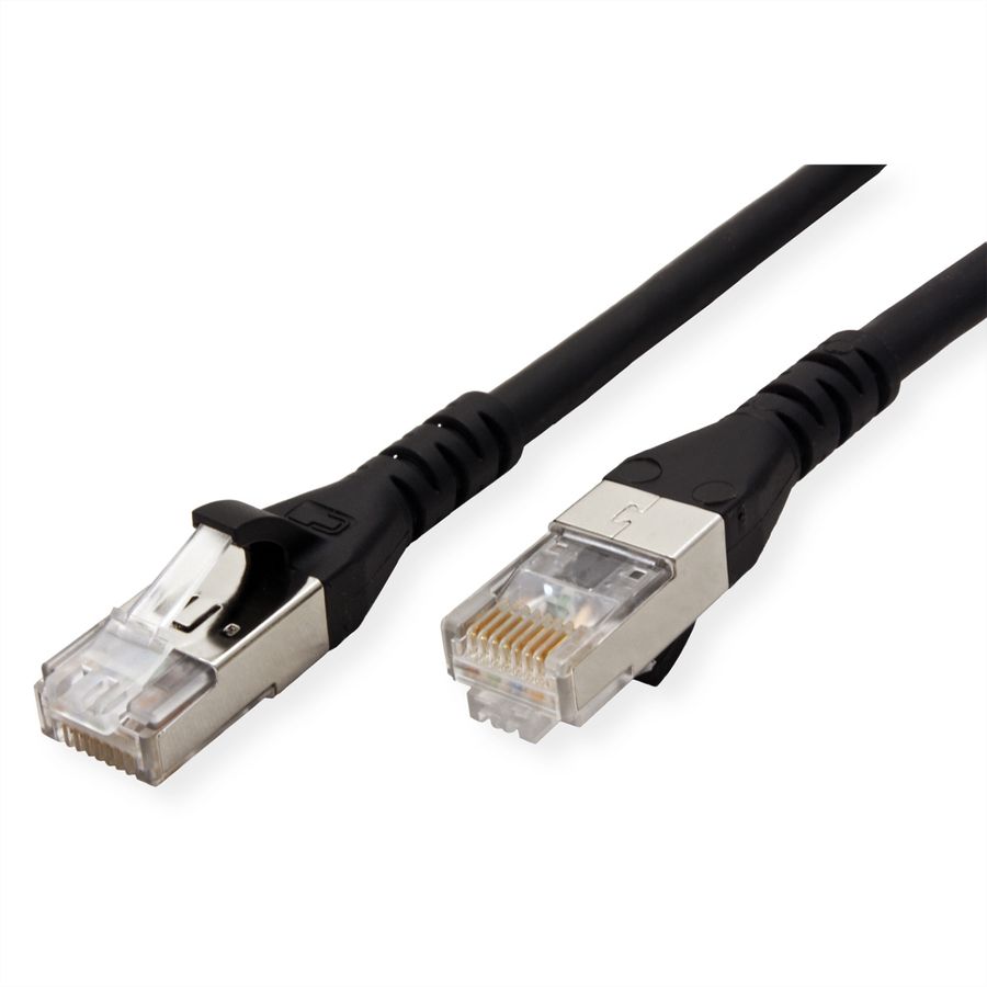 METZ CONNECT Cordon de brassage Cat.6A AWG 26, LSOH, noir, 60 m