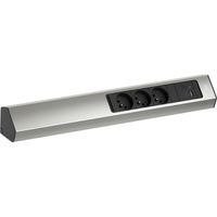 BACHMANN CASIA 2 3xUTE 1xUSB A/C 22W 2,0m AEH aspect inox