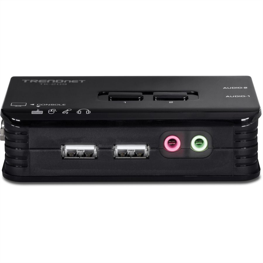TRENDnet TK-209K Kit de switch KVM USB à 2 ports avec fonction audio