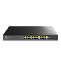 CUDY GS1026PS2 Switch 24 ports Gigabit PoE+ avec 2 RJ45 Uplink et 2 SFP 300W