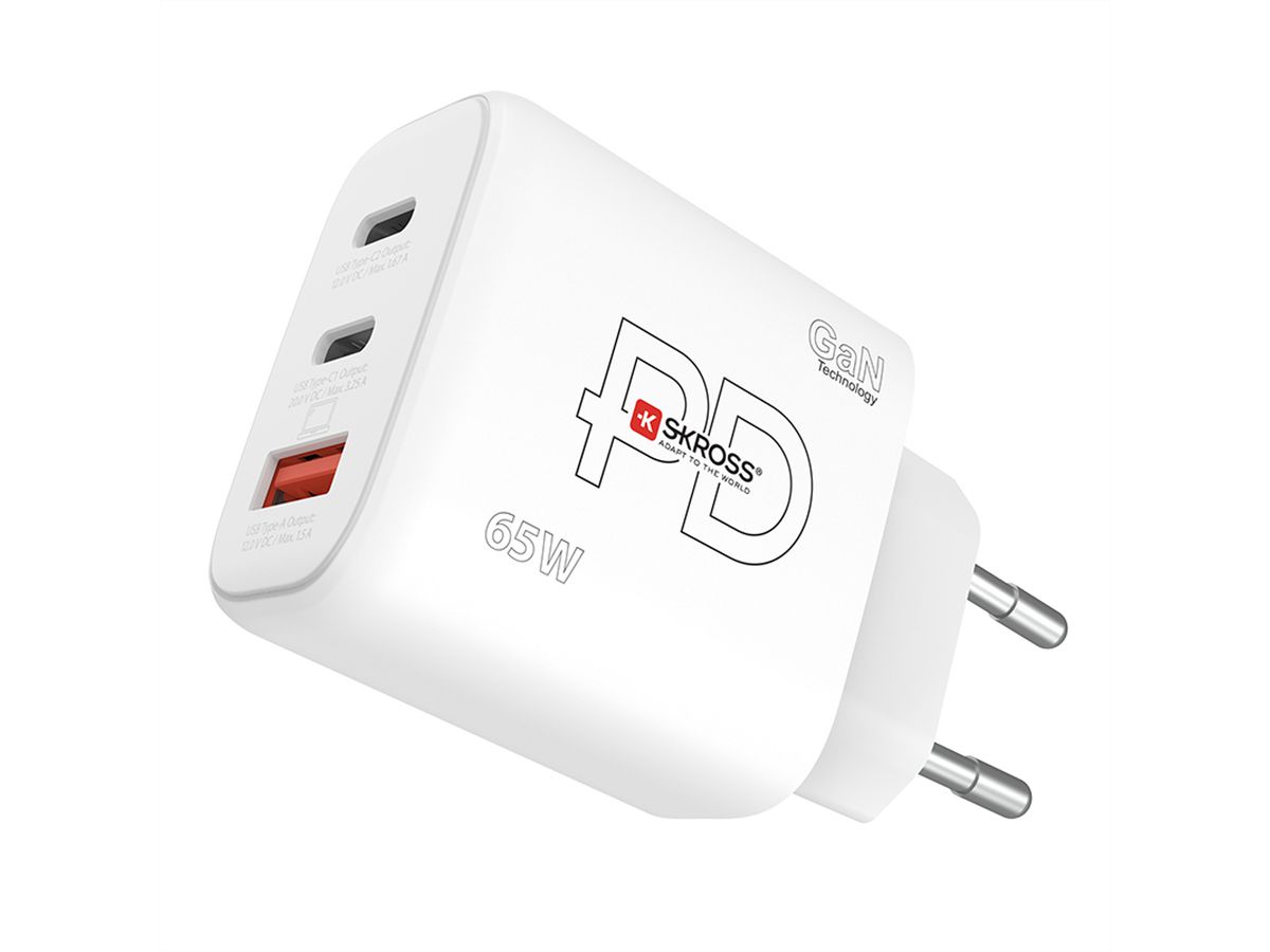 SKROSS Chargeur secteur 65 W PD EU