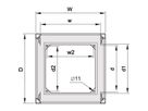 SCHROFF Cadre d'armoire universel Eurorack, 20 U 600W 600D