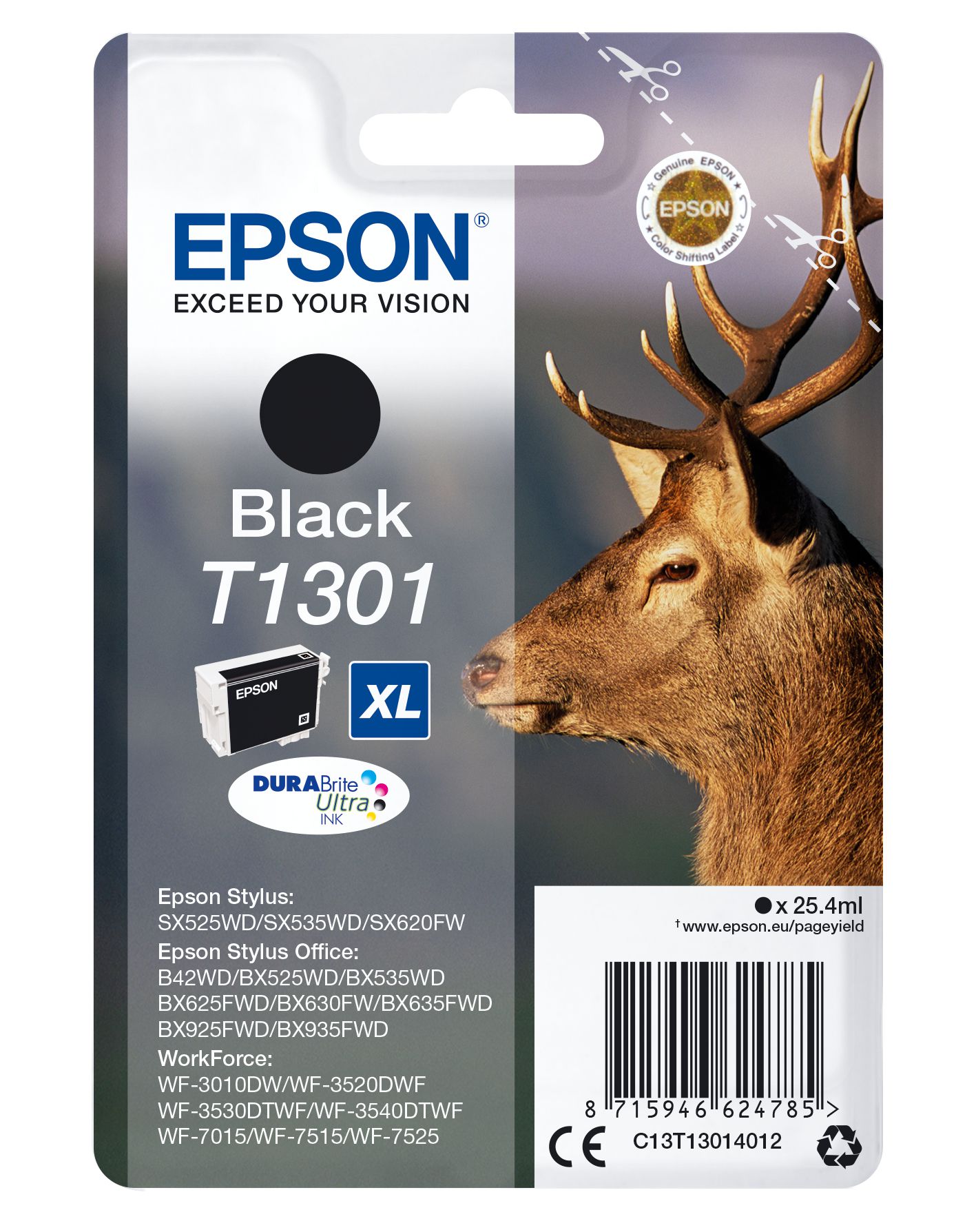 Epson Cartouche "Cerf" - Encre DURABrite Ultra N (XL)