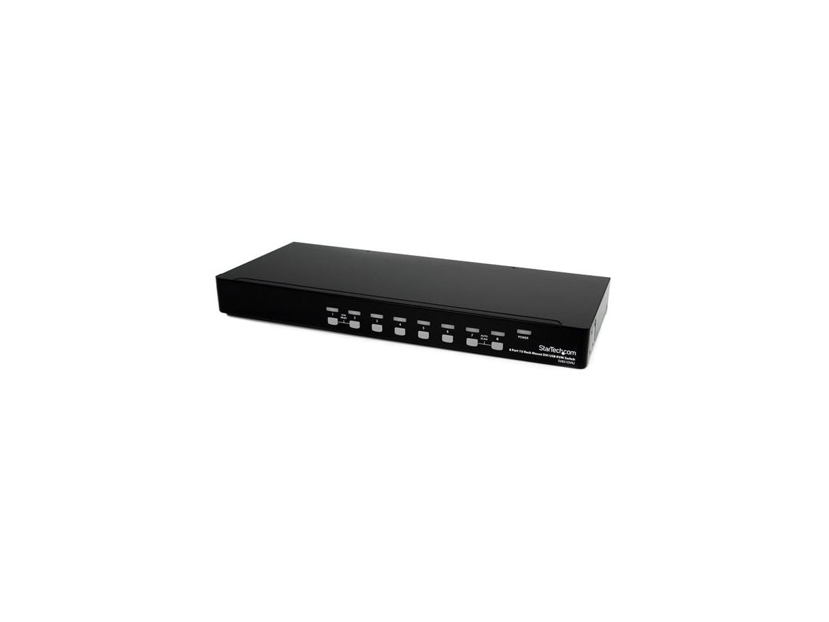 StarTech.com Commutateur KVM USB DVI 8 ports à montage en rack 1U