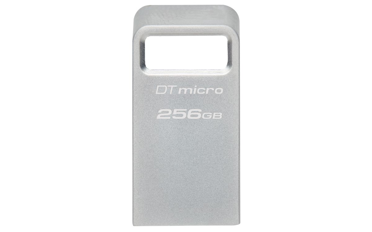 Kingston Technology DataTraveler 256 Go Micro 200 Mo/s Metal USB 3.2 Gen 1