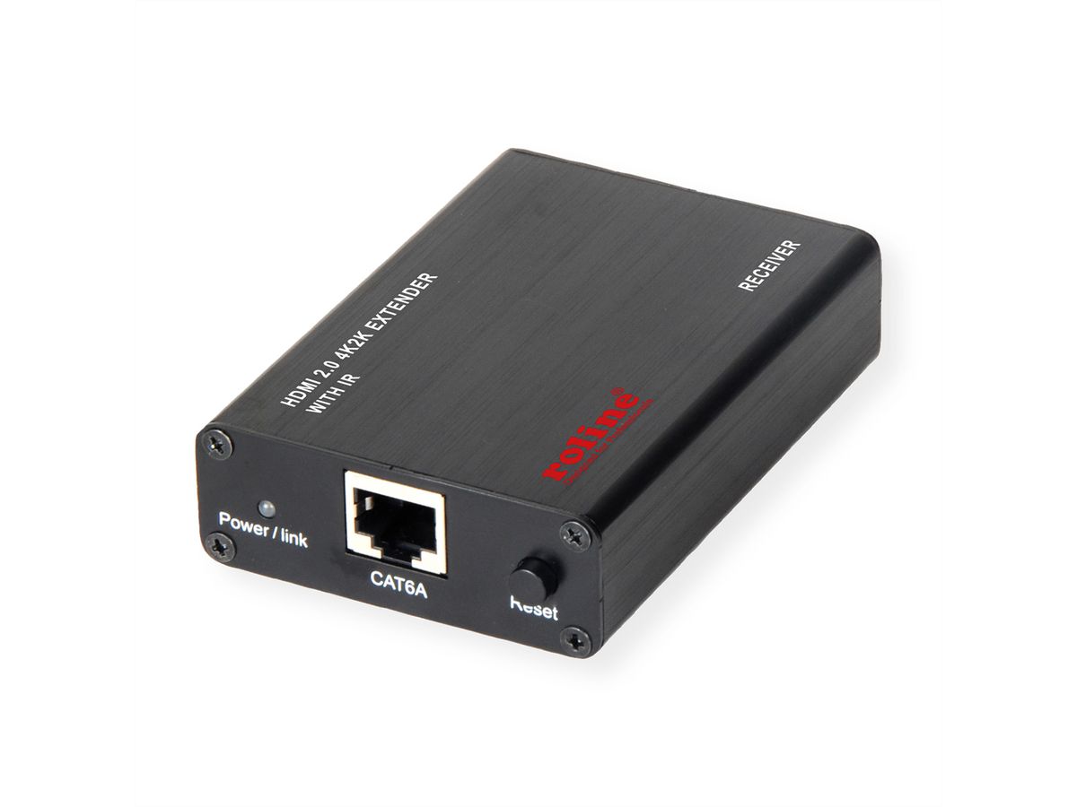 ROLINE Prolongateur HDMI A/V via Cat.6A, 4K@60Hz, 30m/45m