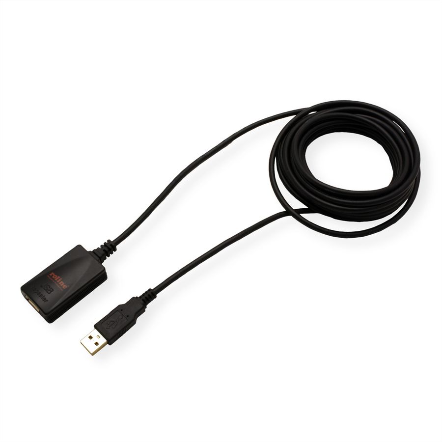 ROLINE Rallonge USB 2.0, noir, 5 m