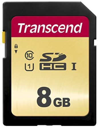 Transcend 8GB, UHS-I, SD mémoire flash 8 Go SDHC Classe 10 MLC