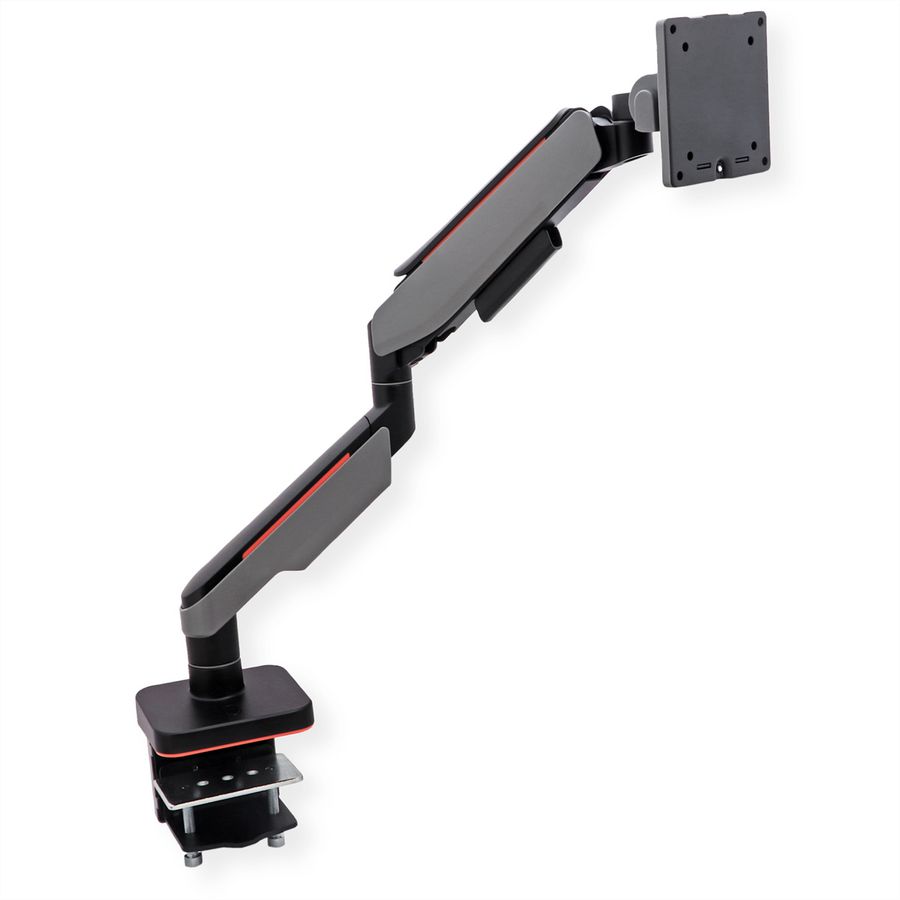 ROLINE Support LCD à gaz, fonction pivot, 5 axes de rotation, max. 20 kg
