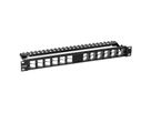 TRENDnet TC-KP24SA Panneau de connexion Keystone blindé 1U angulaire, vierge et à 24 ports
