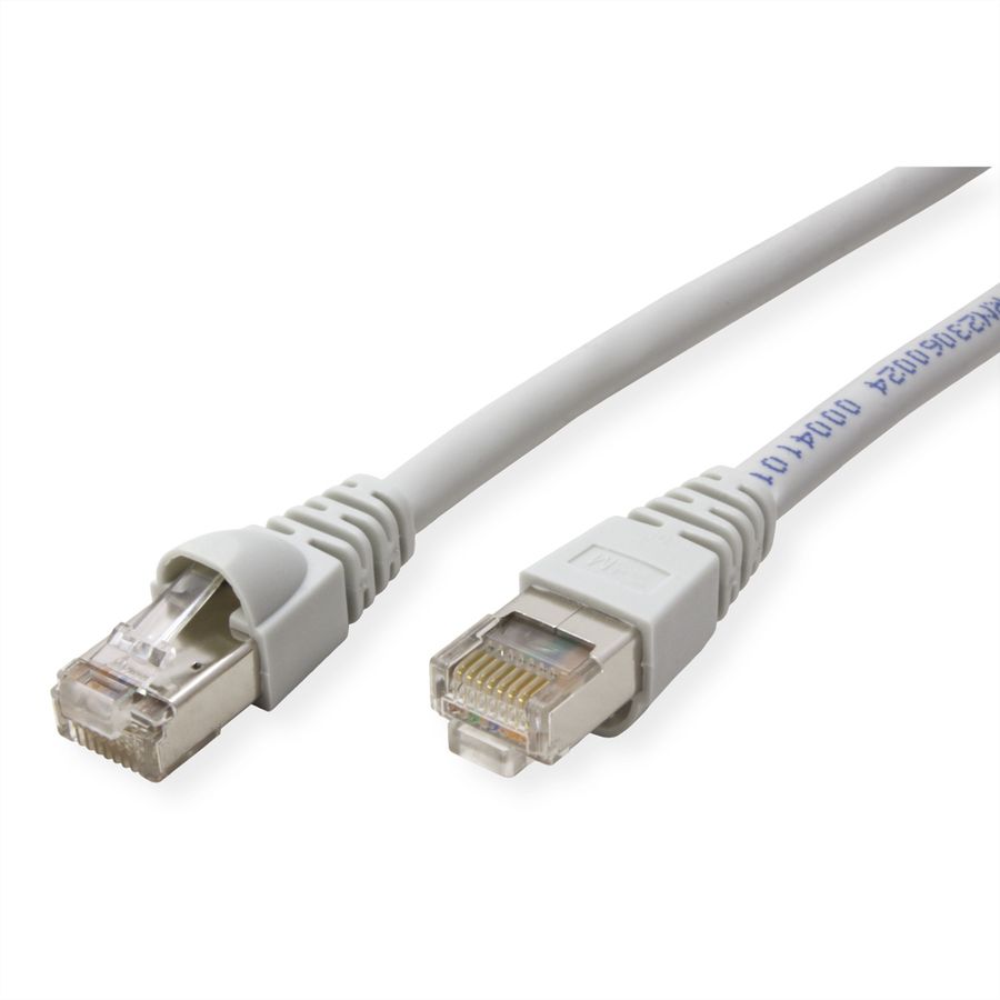 TELEGÄRTNER Cordon S/FTP, Cat.6A, LSOH, gris, 9,5 m