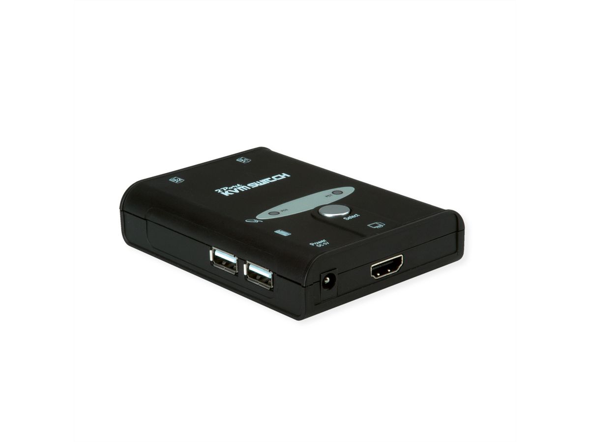 VALUE Switch KVM "Star", 1U - 2 PCs, HDMI, USB