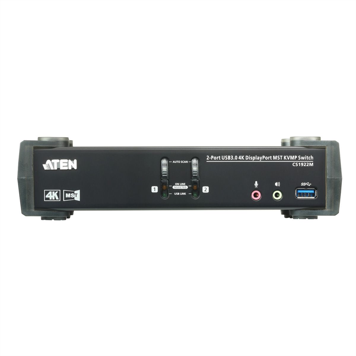 ATEN CS1922M Commutateur KVMP™ MST DisplayPort 4K 2 ports USB 3.0