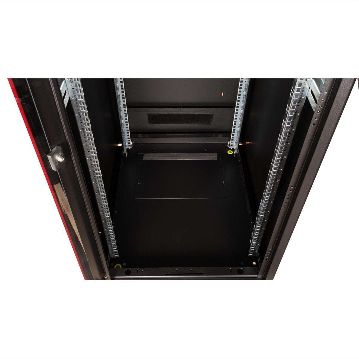 ROLINE 19" Baie réseau Pro 42U, 600x800 LxP Porte verre noir