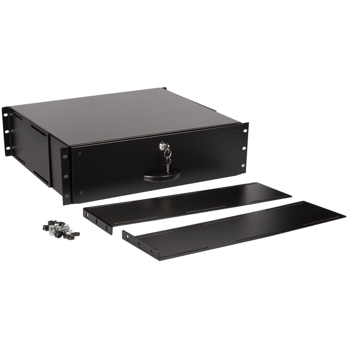 ROLINE 19" Tiroir pour clavier 3U, 400P verrouillable noir