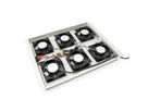 ROLINE 19" Unité de ventilation de toit, 6 ventilateurs, ON/OFF, pour baie serveur par série, gris