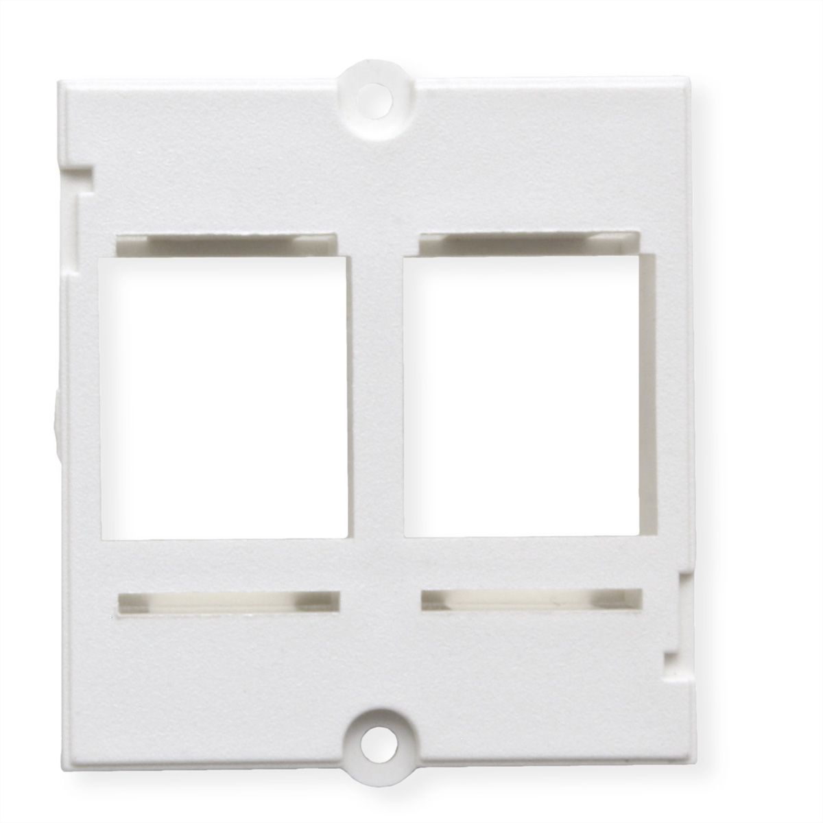 BACHMANN Module Custom Cadre 2x Keystone, blanc