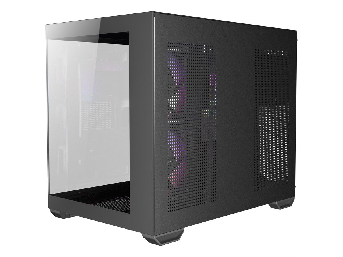 ANTEC CX600M ARGB B Boîtier PC Micro-ATX Gaming PC, noir