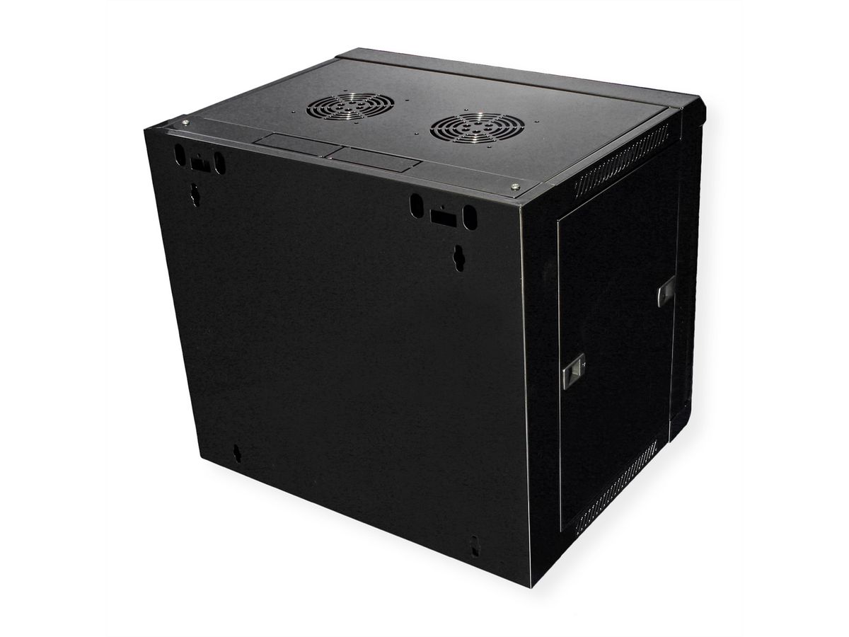VALUE Armoire murale 9 UH (HxLxP) 505x570x450 mm, noir