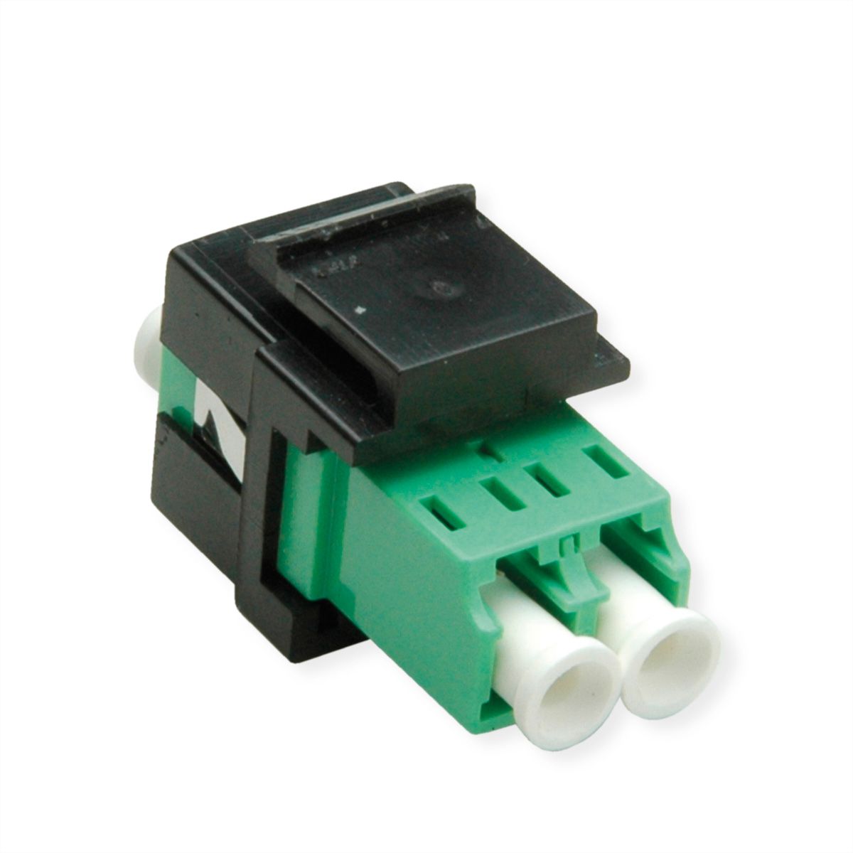 ROLINE Raccord optique LC/LC duplex monomode, Keystone, OS2, APC