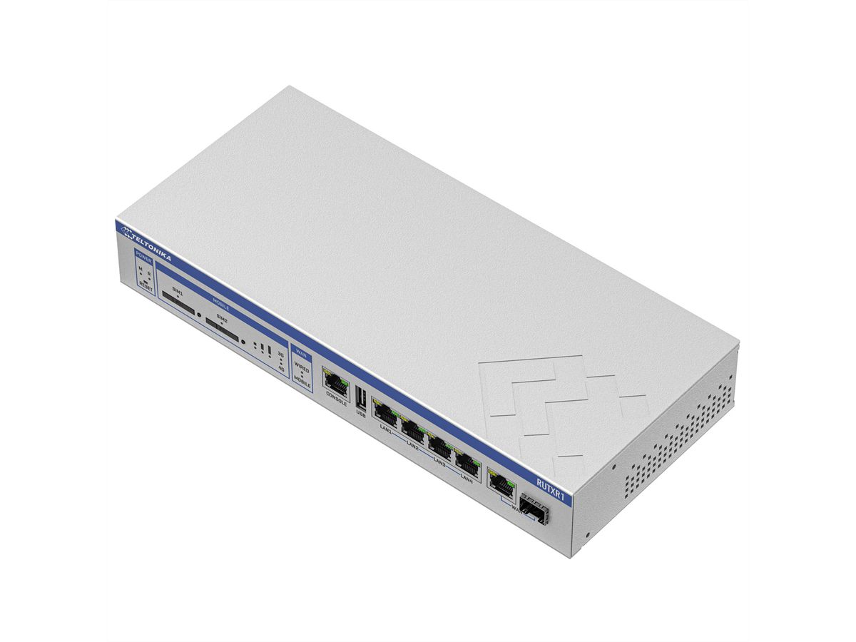 TELTONIKA RUTXR1 Enterprise SFP/LTE Routeur rackable