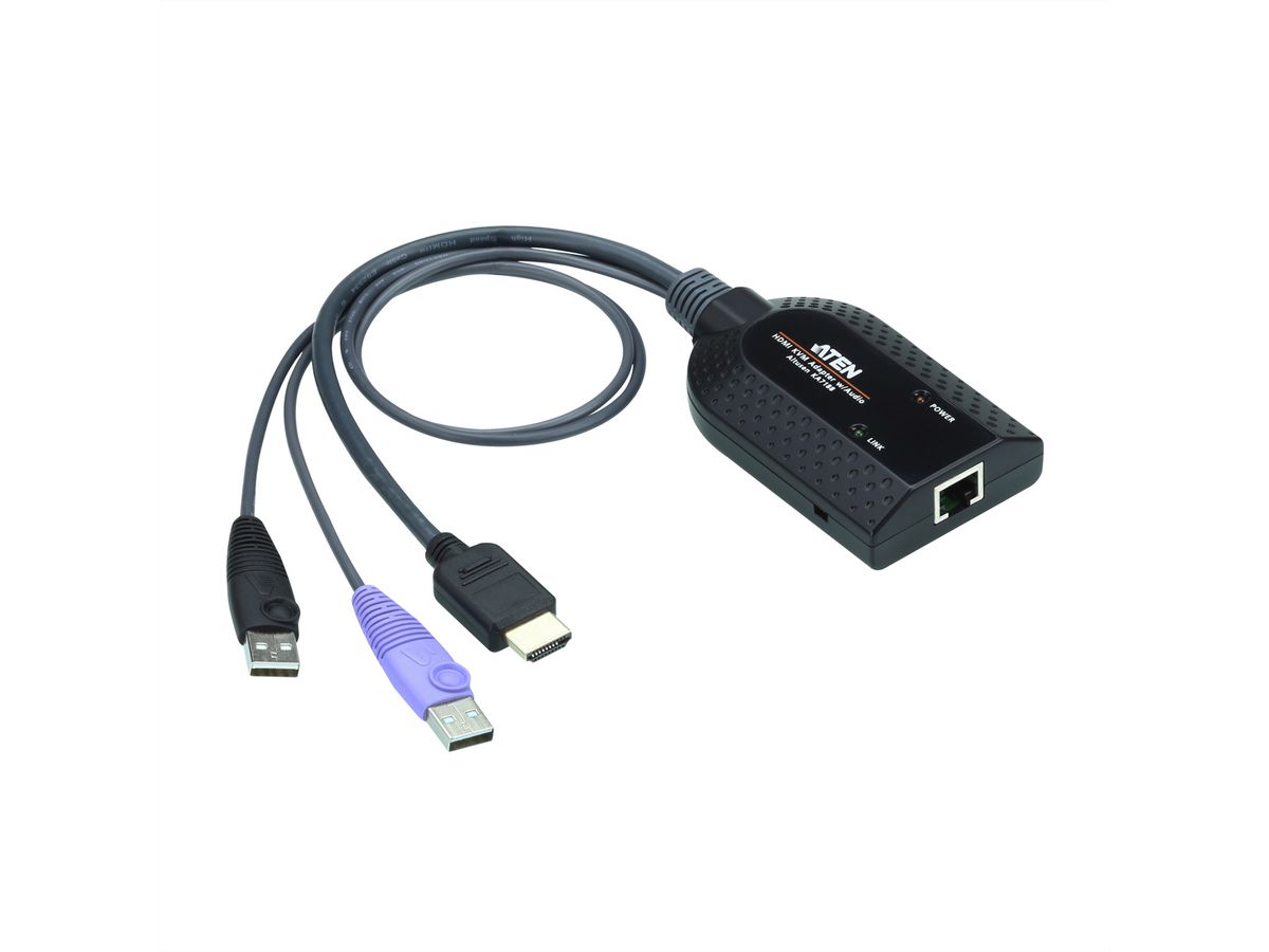 ATEN KA7188 Câble adaptateur KVM de média virtuel HDMI USB