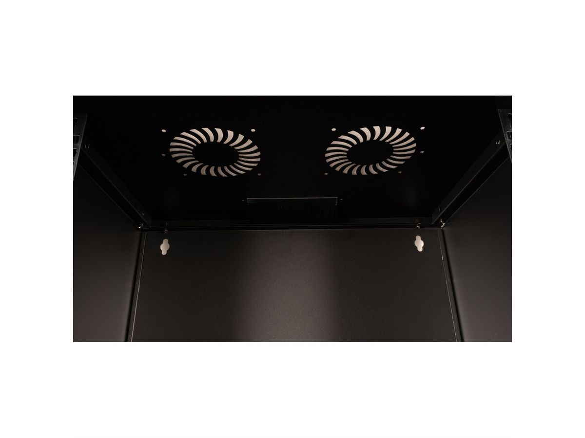 ROLINE 19" Boîtier mural Basic 7U, 540x400 LxP En kit noir