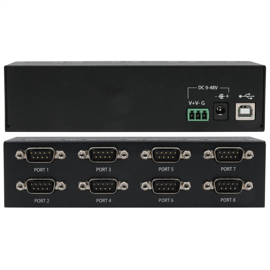 EXSYS EX-13078HM USB 2.0 vers 8 ports série RS-232 Boîtier métallique Kit de puces FTDI