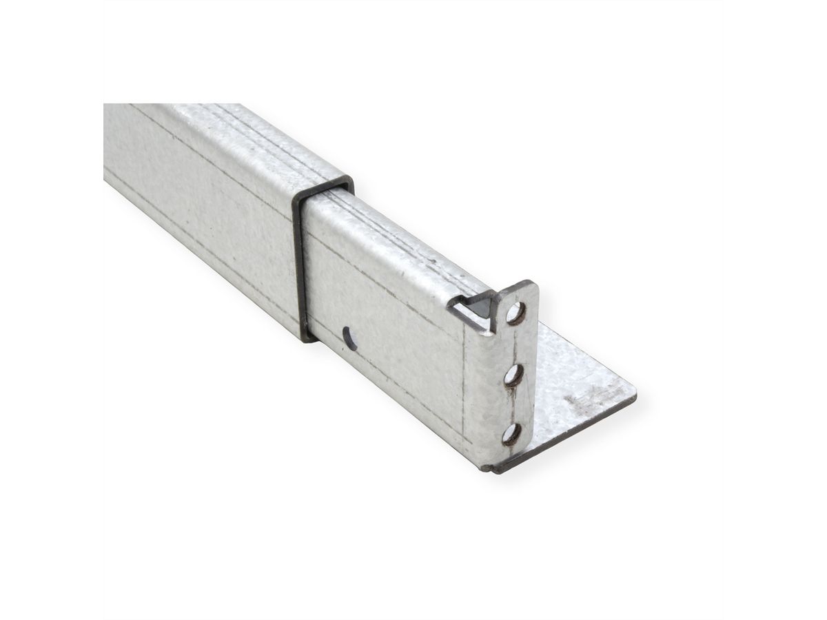 ROLINE Set de glissières à profondeur variable, 350 à 600mm avec le matériel de montage