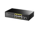 CUDY FS1010PG Switch 8 ports 10/100M PoE+, 2 ports Gigabit Uplink 120W