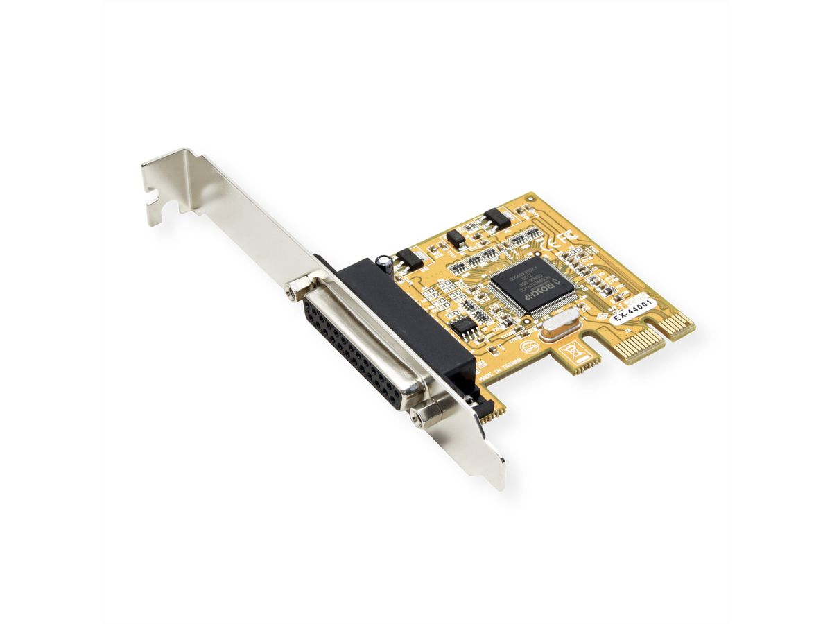 EXSYS EX-44001 PCIe x1 LP 1x parallèle EPP avec cache LowProfile