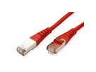 Cordon ROLINE Cat.5e (Classe D) S/FTP AWG26, rouge, 2 m