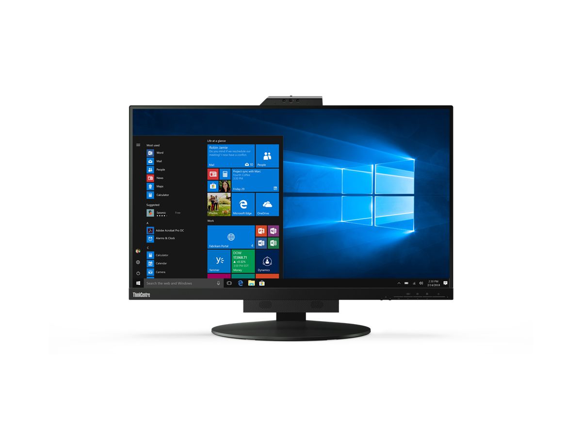 Lenovo ThinkCentre Tiny-In-One 27 écran plat de PC 68,6 cm (27") 2560 x 1440 pixels Quad HD LED Noir