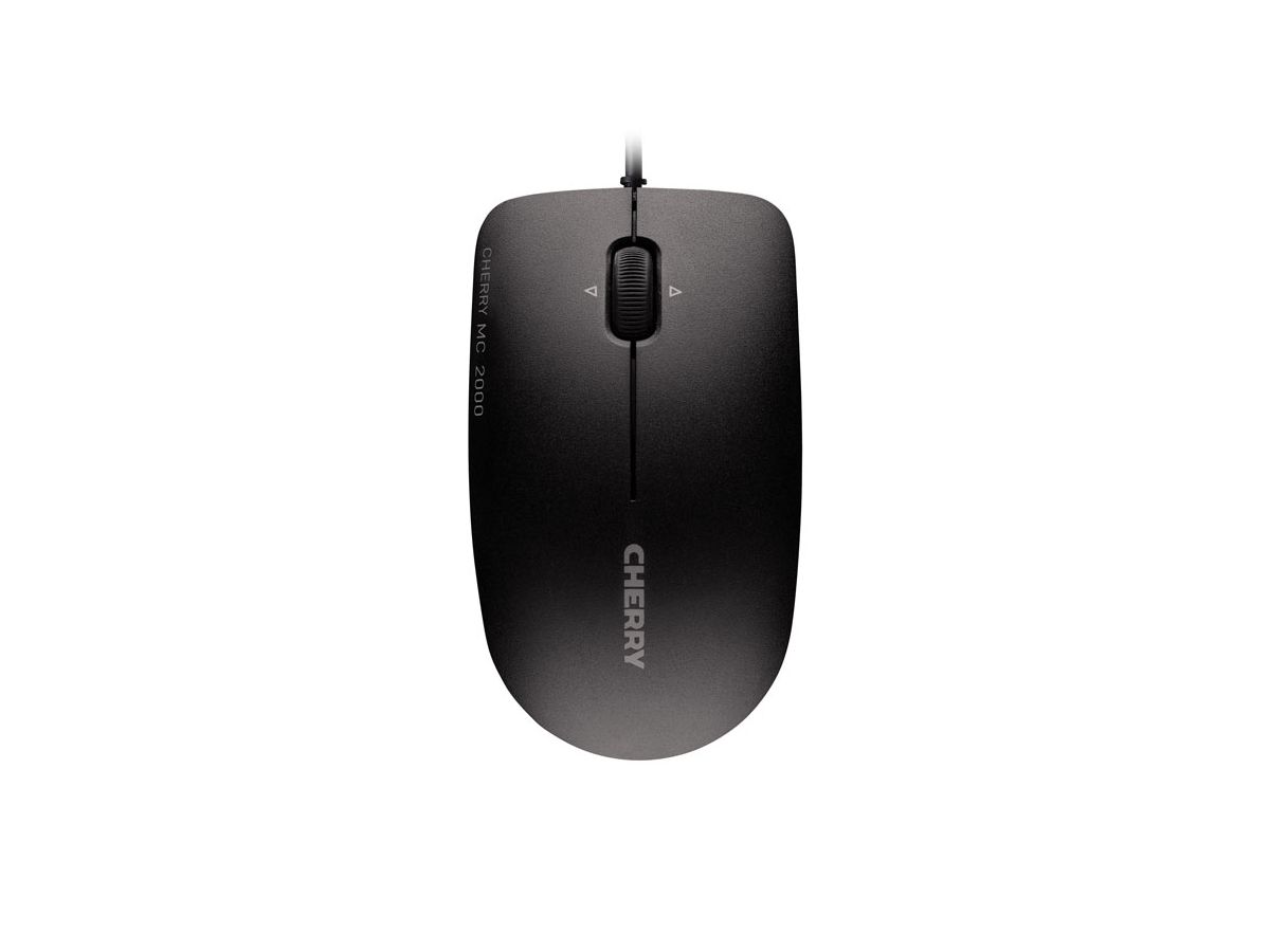 CHERRY MC 2000 Souris filaire, molette multi directionnelle, noir, USB