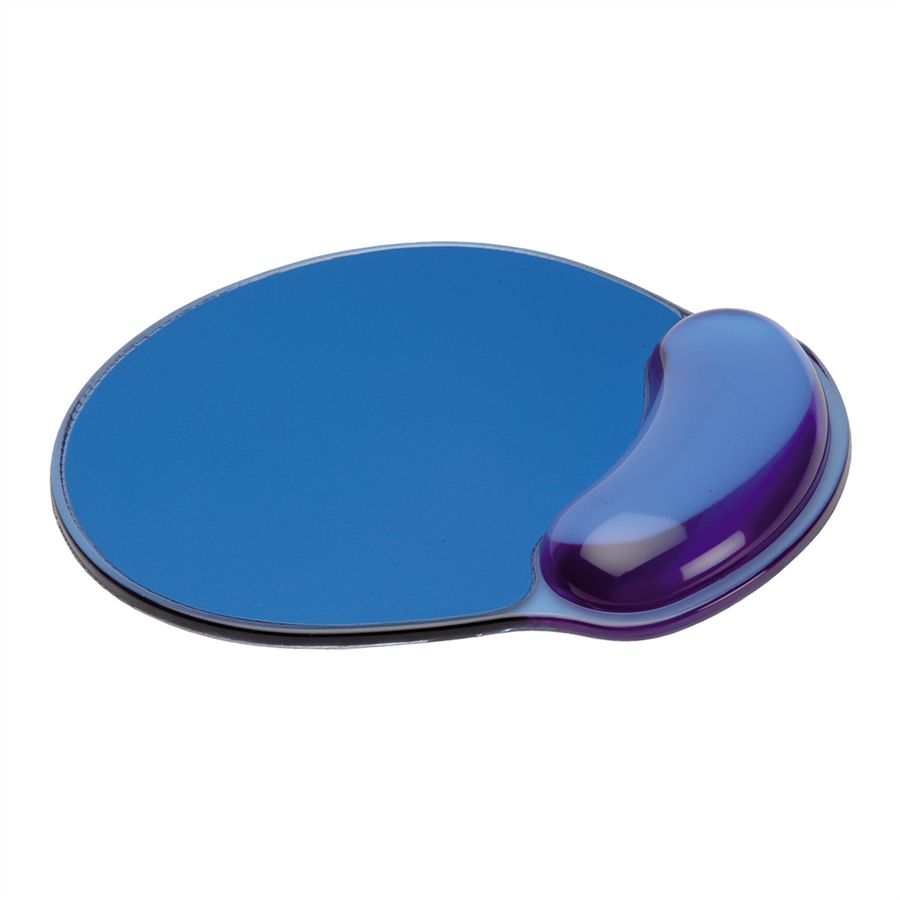ROLINE Tapis de souris avec repose poignet, bleu
