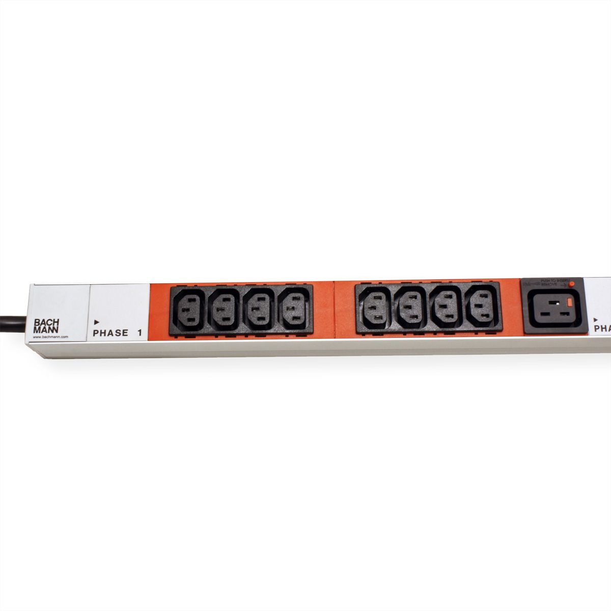 BACHMANN IT PDU ALU 1U 24x C13 3x C19 CEE 3x16A rouge