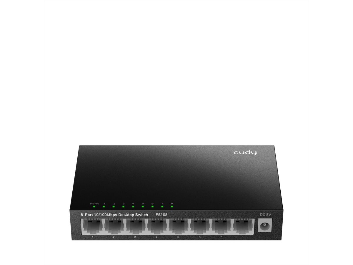 CUDY FS108 Switch 8 ports 10/100 Mbps métal