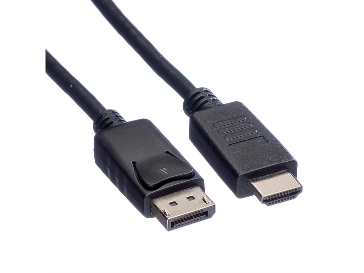ROLINE Câble DisplayPort DP - HDTV, M/M, noir, 4,5 m